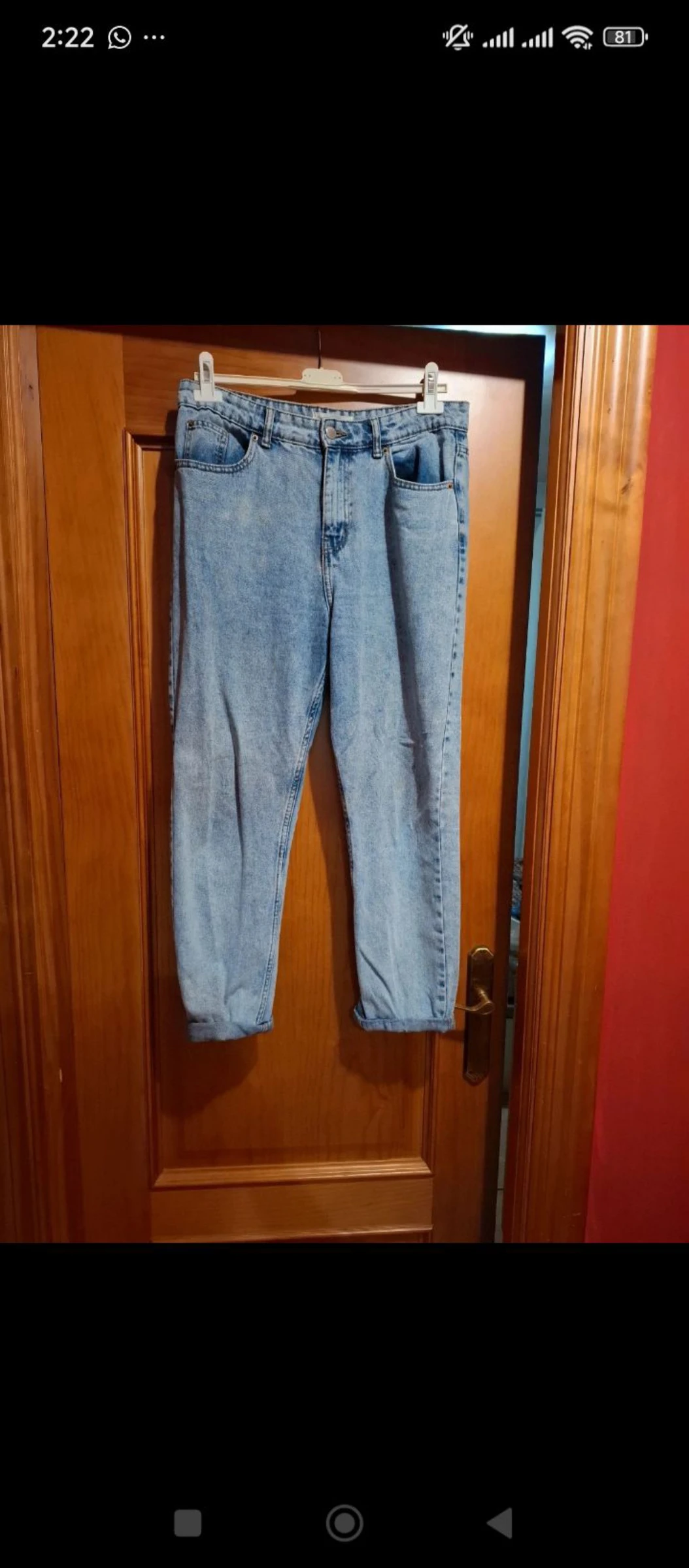 Pantalones vaqueros cintura alta